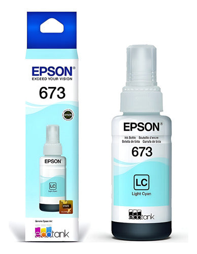 Tinta Epson T673520-al Cian Claro 70ml Ecotank L805 L810