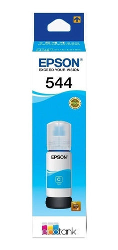 Tanque De Tinta Epson T544 Cian, 65ml Para L3110 L315