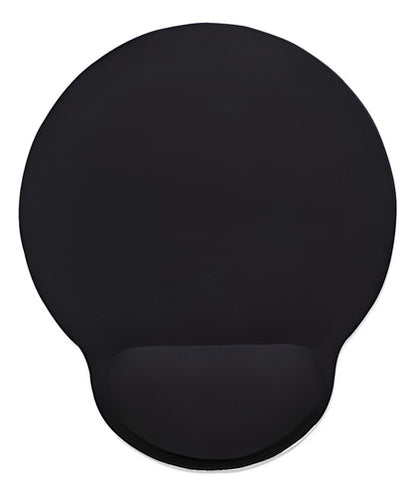 Mousepad Manhattan Descansa Muñecas Gel 20x24cm 4mm Negro Negro
