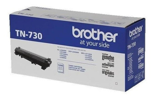 Tóner Brother Tn730 Negro, 1200 Páginas Orignal