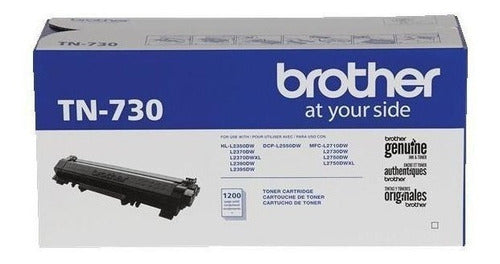 Tóner Brother Tn730 Negro, 1200 Páginas Orignal