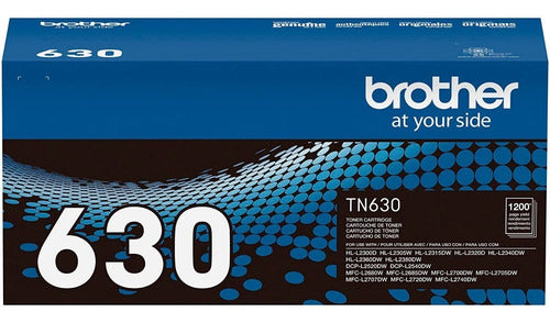 Tóner Brother Tn-630 Negro, 1200 Páginas Original