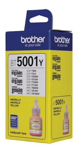 Tanque Tinta Brother Bt5001y Amarillo, 5000 Páginas Original