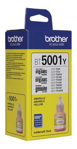 Tanque Tinta Brother Bt5001y Amarillo, 5000 Páginas Original