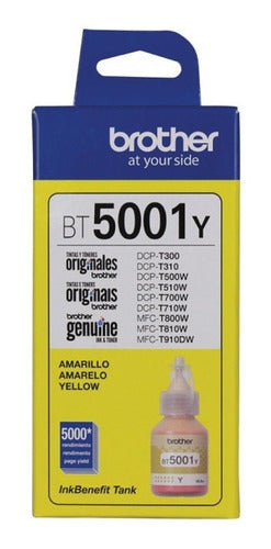 Tanque Tinta Brother Bt5001y Amarillo, 5000 Páginas Original