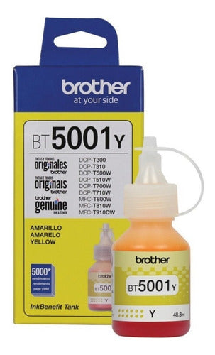 Tanque Tinta Brother Bt5001y Amarillo, 5000 Páginas Original