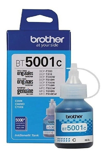 Tanque De Tinta Brother Bt5001c Cian 5000 Páginas Original