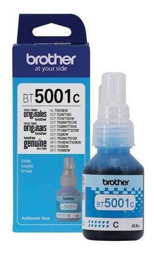 Tanque De Tinta Brother Bt5001c Cian 5000 Páginas Original