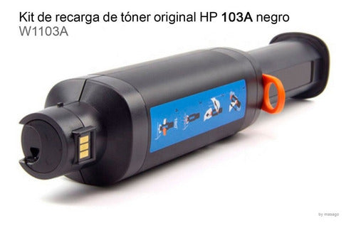 Kit De Recarga De Tóner Hp Neverstop Laser 103a 2500 Pág