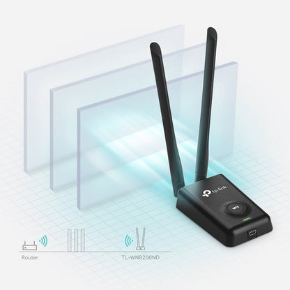 Adaptador Wifi Rompemuros Tp-link Tl-wn8200nd Usb /v /vc