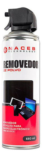 Naceb Aire Compromido Para Remover Polvo Na-621 660ml