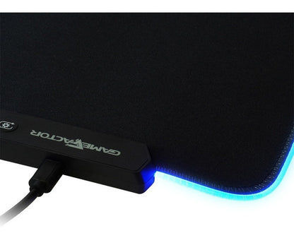 Mousepad Gamer GAME FACTOR MPG500 XL USB RGB 80 x 30 x 4 mm