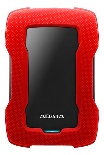 Disco Duro Externo Adata Hd330 2.5' 2tb Usb 3.1 Rojo/negro