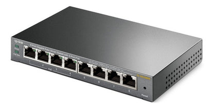 Switch Tp-link Tl-sg108pe, Negro, 8 Puertos 10/100/1000 Mbps
