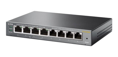 Switch Tp-link Tl-sg108pe, Negro, 8 Puertos 10/100/1000 Mbps