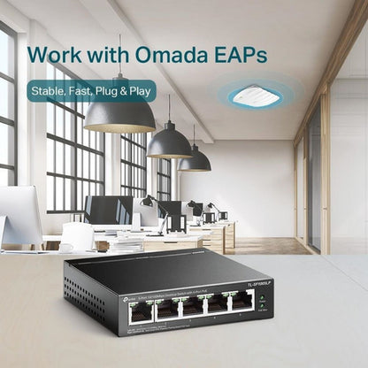Switch Tp-link Fast Ethernet Tl-sf1005p 5 Puertos 100mbps