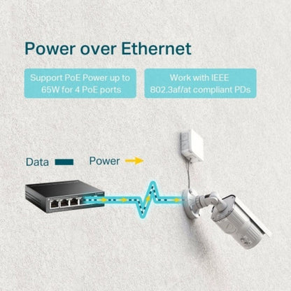 Switch Tp-link Fast Ethernet Tl-sf1005p 5 Puertos 100mbps
