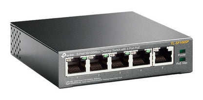 Switch Tp-link Fast Ethernet Tl-sf1005p 5 Puertos 100mbps