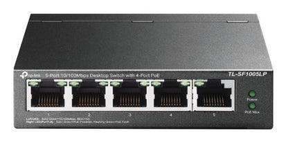 Switch Tp-link Fast Ethernet Tl-sf1005p 5 Puertos 100mbps