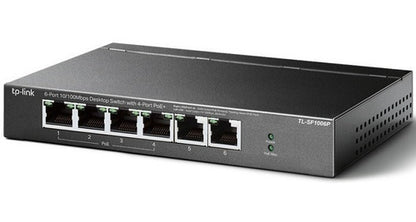 Switch 6 Puertos Tp-link Tl-sf1006p Poe Escritorio 10/100mbp