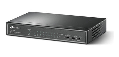 Switch Tp-link Tl-sf1009p 8 Puertos 10/100 Mbps Poe Negr /vc