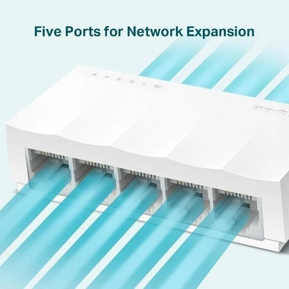Switch Tp-link Fast Ethernet Ls1005, 5 Puertos 100 Mbit/s
