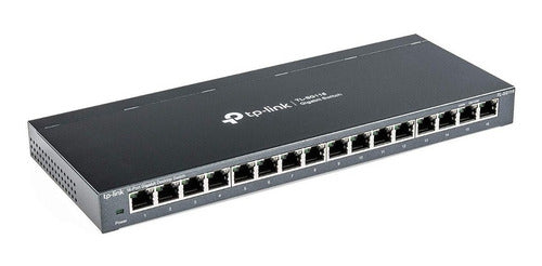 SWITCH GIGABIT TP-LINK TL-SG116 - Negro, 10 W, 16 puertos
