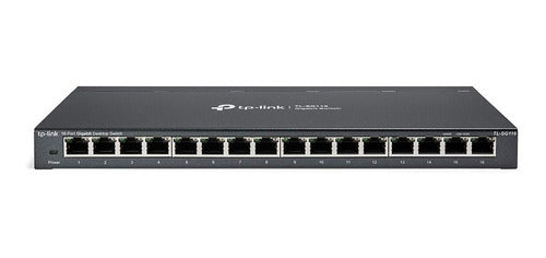 SWITCH GIGABIT TP-LINK TL-SG116 - Negro, 10 W, 16 puertos