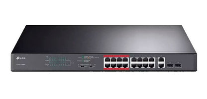 Switch Tp-link Gigabit Ethernet Tl-sl1218mp 20 Puertos 7.2gb