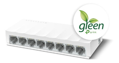 Switch Tp-link Fast Ethernet Ls1008, 8 Puertos 1.6 Gbit