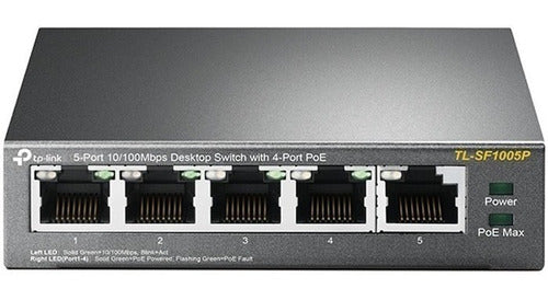 Switch Tp-link Fast Ethernet Tl-sf1005p 2000 Entradas
