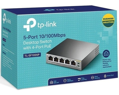 Switch Tp-link Fast Ethernet Tl-sf1005p 2000 Entradas
