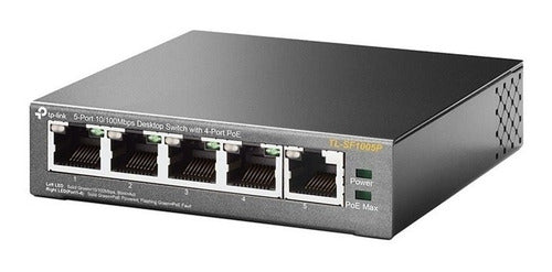Switch Tp-link Fast Ethernet Tl-sf1005p 2000 Entradas