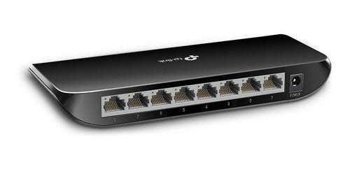 Switch Tp-link Gigabit Ethernet Tl-sg1008d 1000mbps 8 Puerto