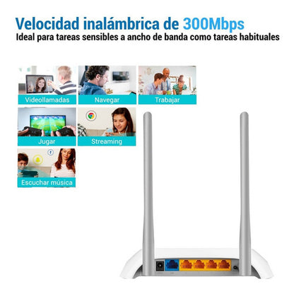 Router Tp-link Wisp Fast Ethernet Tl-wr850n 300mbit/s 2.4ghz