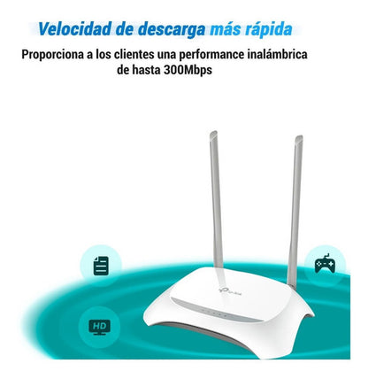 Router Tp-link Wisp Fast Ethernet Tl-wr850n 300mbit/s 2.4ghz