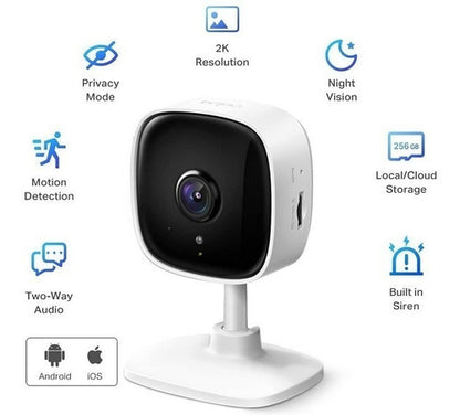 Tp-link Cámara Ip Smart Wifi Interiores Tapo C110 2304x1296