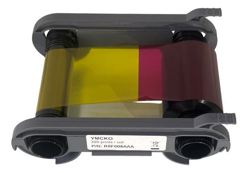 Cinta Evolis R5f008aaa Color Rendimiento De 300 Impresión