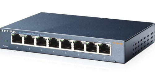 Tp-link Switch 8 Puertos Gigabit 10/100/1000mbs Tl-sg108 /vc