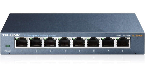 Tp-link Switch 8 Puertos Gigabit 10/100/1000mbs Tl-sg108 /vc