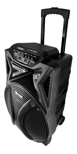 Bocina Bafle Amplificado 15  Vorago Ksp-501 Recargable 1 Mic