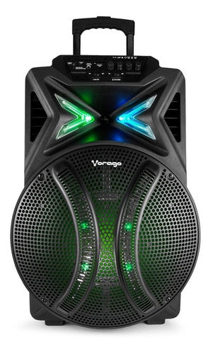 Bocina Bafle Amplificado 15  Vorago Ksp-501 Recargable 1 Mic