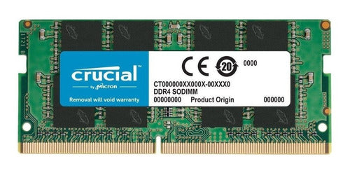 Memoria Ram Color Verde  8gb 1 Crucial Ct8g4sfra32a