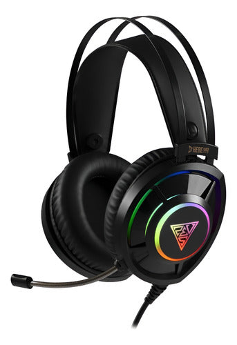 Gamdias Audífonos Gamer HEBE E3, Alámbrico, 2 Metros, 3.5mm, Negro