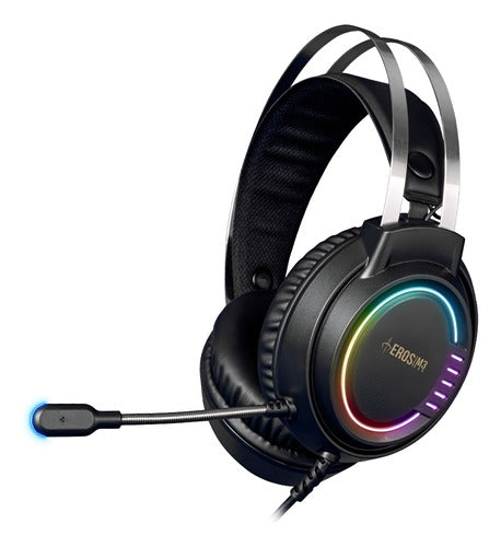 Gamdias Audífonos Gamer EROS M3, Alámbrico, 1.8 Metros, USB, Negro