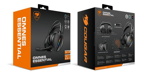 Cougar Audífonos Gamer Omnes Essential Inalámbrico 3.5 Negro