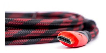 Naceb Cable Hdmi Macho Hdmi Macho 4k 1.5 Metros Negro/rojo
