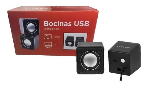 Bocinas Usb Ideal Para Laptop Y Escritorio Naceb