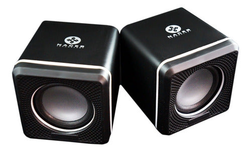 Bocinas Usb Ideal Para Laptop Y Escritorio Naceb