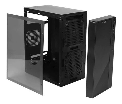 Gabinete Acteck Kioto Gc220 Con Ventana Micro Tower Usb 2.0